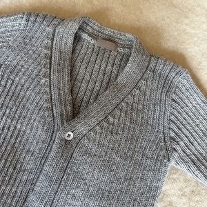 100% Baby Alpaca cardigan By specialty clothier Makie.